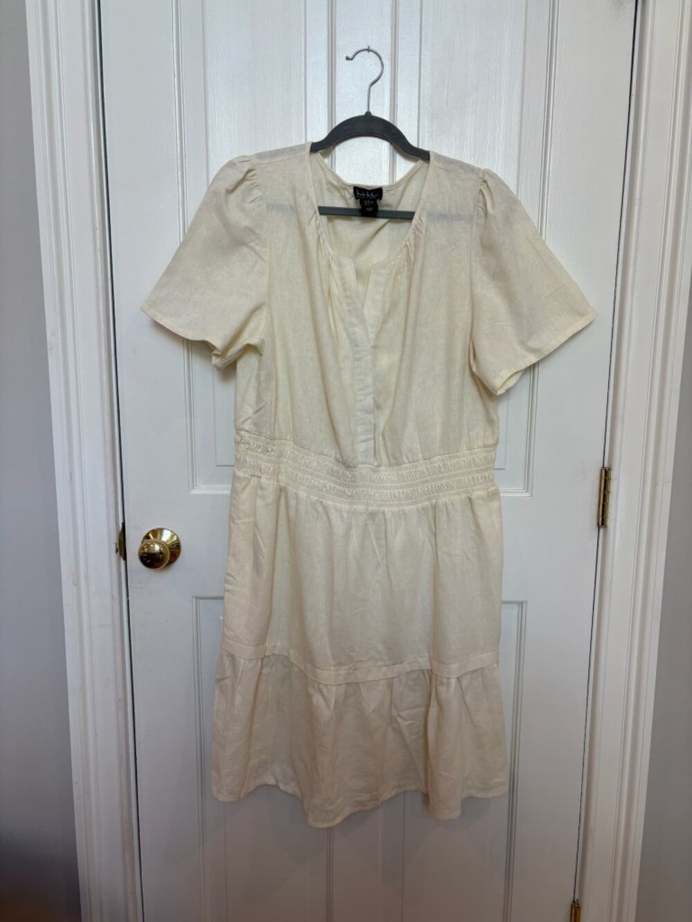 Nicole Miller, Lightweight Linen Fabric, Size XL